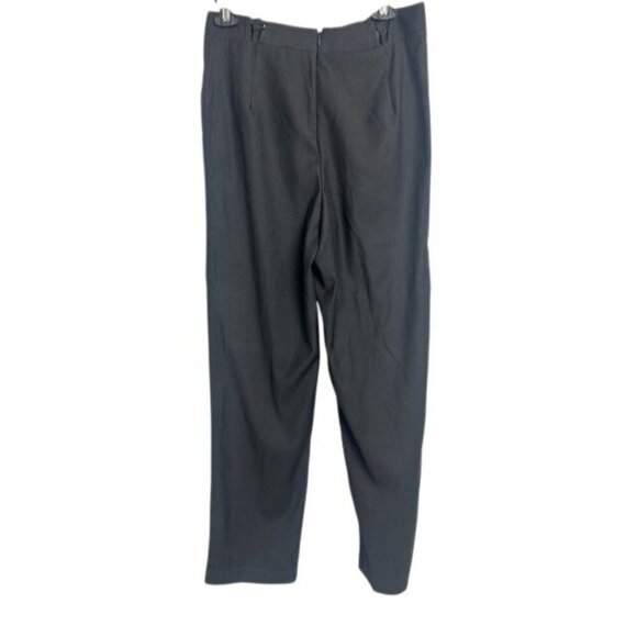 C/Meo Collective Black Dressy Tall Trousers High Interlaced Crossed waistband M - Picture 4 of 9